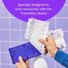 Swiffer Power Mop Refill Pack, Floor 25.3 Fl Oz (Pack of 1), White/Purple