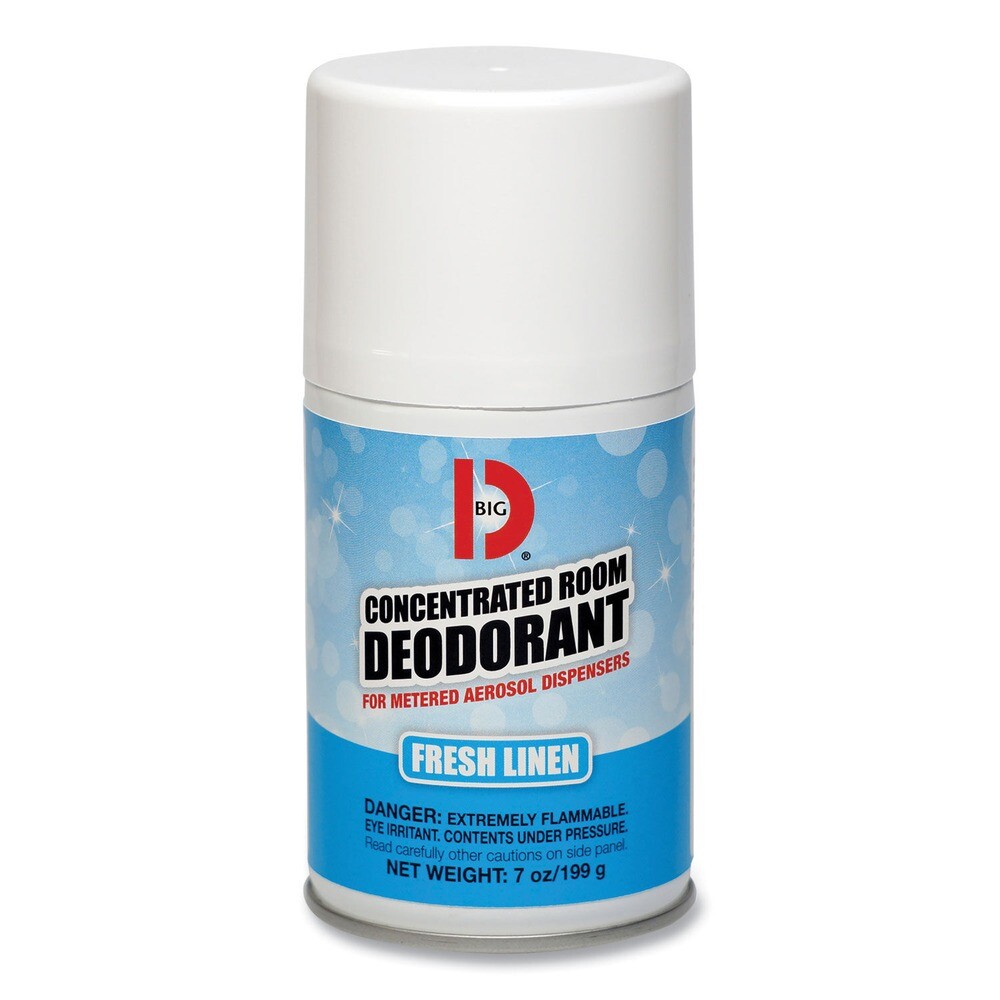 Big D 472 Industries 7 oz. Concentrated Room Deodorant – Fresh Linen (12/BX) New