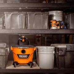 RIDGID 9 Gallon 4.25 Peak HP NXT Wet/Dry Vac w/ Debris Filter & Locking Hose