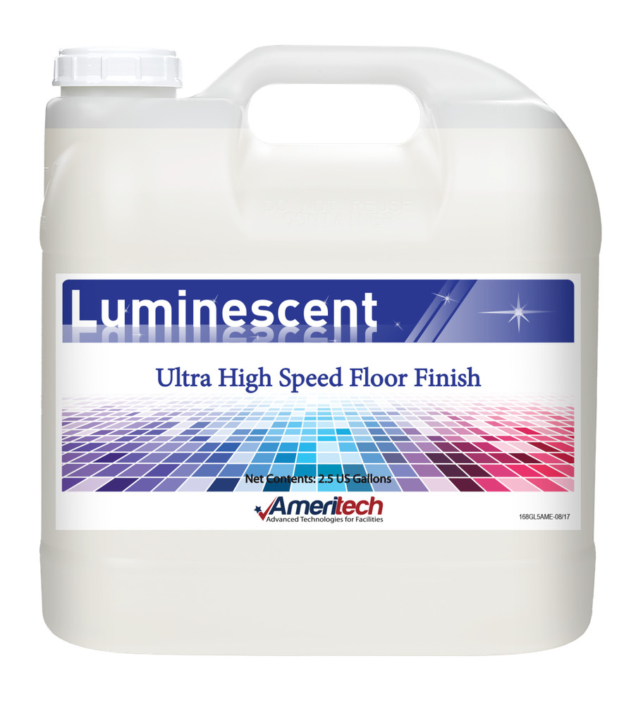 Ameritech Luminescent Floor Finish – 2 x 2.5 Gallon