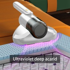 Handheld Mite Remover Home Bed Mattress Vacuum Sofa Cleaner Charging UV Cleaner
