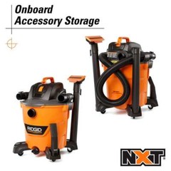 RIDGID 12 Gallon 5.0 Peak HP NXT Wet Dry Vac w/ General Debris Filter & Hose