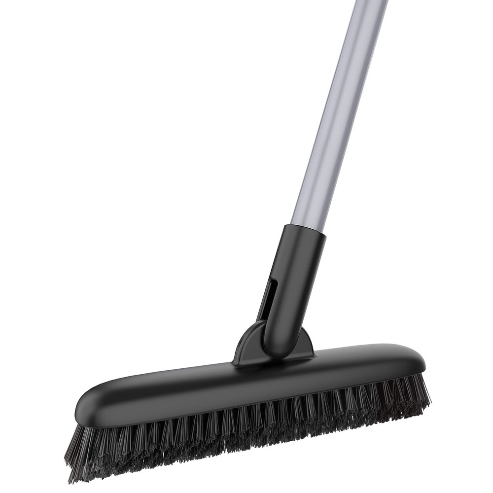 MR.SIGA Heavy Duty Grout Scrub Brush with Long Handle, Shower Floor Scrubber …