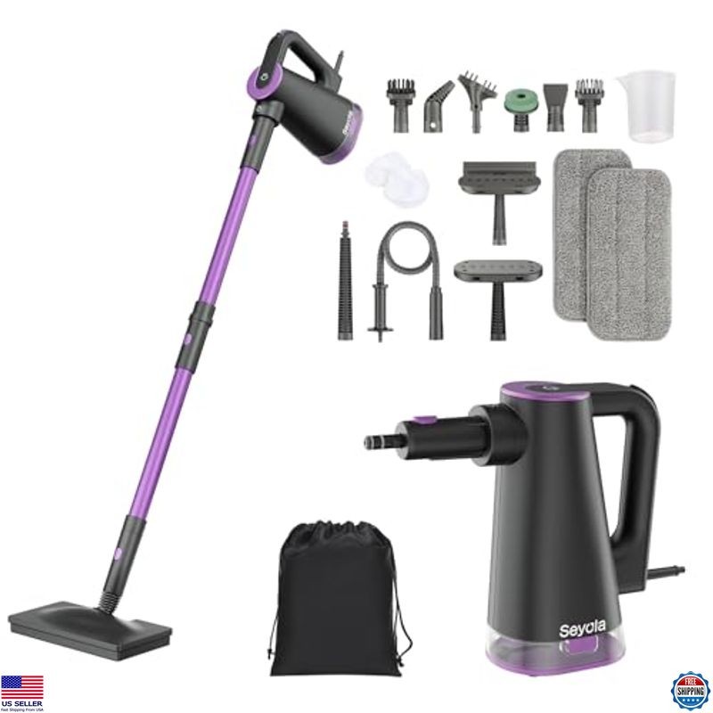 Steam Mop Cleaner for Hardwood Floor Cleaning, Hands-free Steamer Cleaner