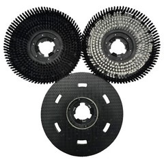 110V 1.5HP 18″ Rotary Floor Scrubber 3.17gal Water Tank with 3 Brush Heads