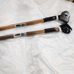 (Set of2) 60″ Rubbermaid Commercial M116 Snap-On Dust Mop Handle, 1 1/2″ dia
