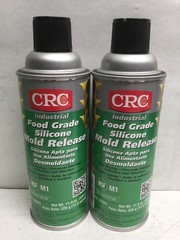 CRC 03301 Food Grade Silicone Mold Release 11.5oz (2 Pack)