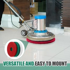 Versatile 12-Inch Orbiter Pads for Scrubbing, Stripping & Polishing Floors