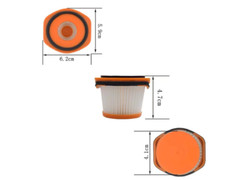 6pcs Replacement Filters for Shark Wandvac System WS620 WS630 WS632 WS632BLBRN