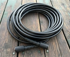 USED – 50ft PRESSURE WASHER HOSE Medium Duty 3000psi M22 – 14mm