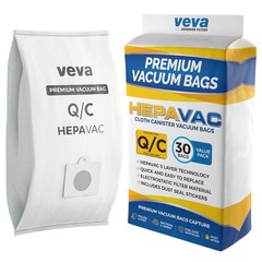30 Pack Type Q/C 53292 HEPA Vacuum Bags for Kenmore Canister Vacuum Cleaners …