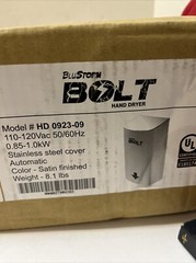 BluStorm Bolt HD0923-09 ADA High Speed Hand Dryer 110/120V, Stainless Steel