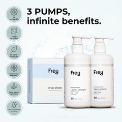 Frey The – Laundry Detergent Fabric Sheets Fragrance-Free