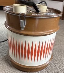 Vintage Shop-Vac Wet Dry Model 10 Gallon Made in U.S.A Brown Metal Can Model 777