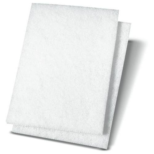 PREMIERE PADS 198 Light Duty Scour Pad, White, 6 X 9, 20/carton
