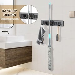 kickleen Self Wringing Mop Floor Cleaning, Easy 52.5 inches, Gray- 2 Head