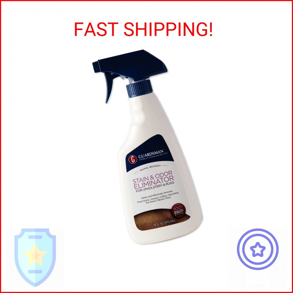 Guardsman 462600 Stain & Odor Eliminator for Fabric Removes Stains, Grease, Red