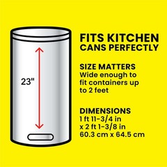 Glad Forceflex Tall Kitchen Trash Bags 13 Gallon Fresh Clean 140 Count Package