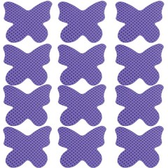 1000 PCS Lint Free Nail Wipes Lash Glue 1.9 Inch x Inch, Purple