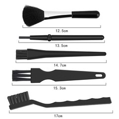 9 in 1 Anti Static Brushes Small Cleaning Kit Multi-Purpose Small, Black