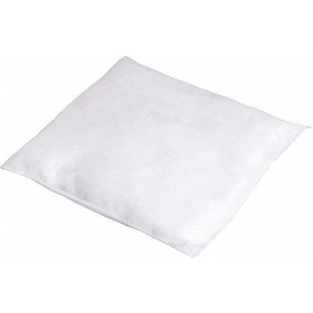 Spilltech Wpil1010 Sorbent Pillow, 30 Gal, 10 In X 10 In, Oil, White, 40 Pk