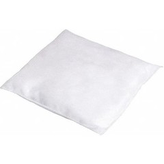 Spilltech Wpil1010 Sorbent Pillow, 30 Gal, 10 In X 10 In, Oil, White, 40 Pk