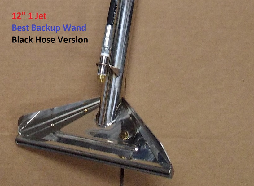 12″ Carpet Clean Wand 1 Jet 1.5″ tube Truckmount portable – Best Backup Wands
