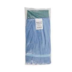 Boardwalk MWTMBCT Microfiber Looped-End Wet Mop Head – Medium, Blue (12/CT) New