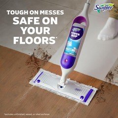 Swiffer PowerMop Multi-Surface Mop Kit for Floor 1 Kit, Purple and White