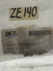 Bex 1/4F5015 316SS 1/4″ NPT Flat ( V ) Spray Nozzle Set of 3