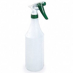32 Oz Trigger Spray Bottle, Mist/Stream, 1 Fl Oz Graduation Markings, Hdpe,