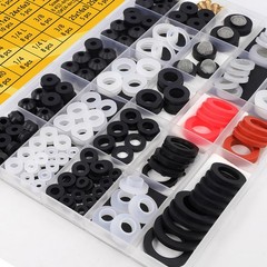 NBRINGO 258 PCS Faucet Washers Assorted Kit – 32 Sizes Plumbing 32, Black
