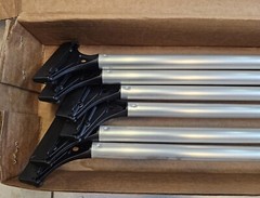 Impact Long Handled Scraper 48 in. 4 inch Width Black/Silver 6 Pack