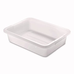 Rubbermaid Commercial 334992WHT 15″ x 20″ x 5″ Bus/Utility Box – White New