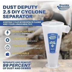 Dust Deputy 2.5 DIY Cyclone Separator,FRREE SHIPPING !