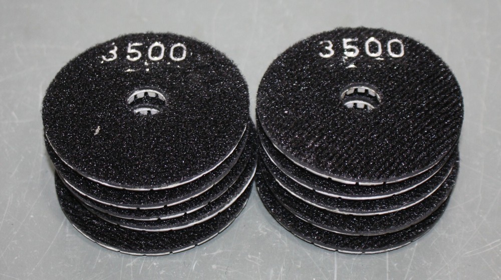 (10) ONFLOOR Stone Polishing Pads 224073, 3″ Round, 3500, 17-20″ Floor Machine