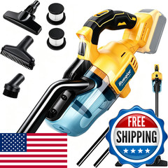 Rueqior Cordless Vacuum Compatible Dewalt 20V Battery 5 In 1 Handheld Electric
