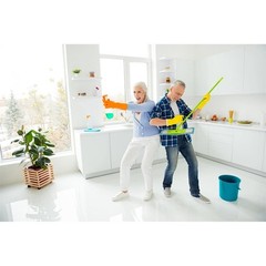 Swiffer Microfibre dust Cleaner Set, 1 Handle and 3 4 Piece Blue