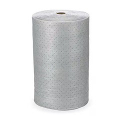 Oil-Dri Sorbent Roll, 28 gal, 15 in x 150 ft, , Gray, Polypropylene L90900