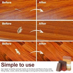 11 pcs Wood Floor Scratch Repair Wax Blocks Vinyl Kit As Shown 1