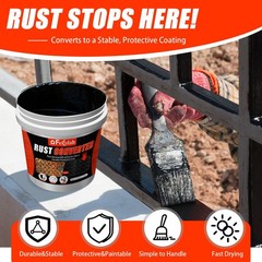 2in1 Rust Converter & Metal Primer, 35 Floz Automotive Rust Remover Paint for…