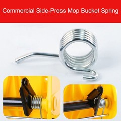 NentMent 2 Pack Water Press Spring Replacement for Commercial Mop Silver