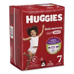 Huggies 56609 Over 41 lbs. Baby Diapers – Size 7/Disney Design (4/Carton) New
