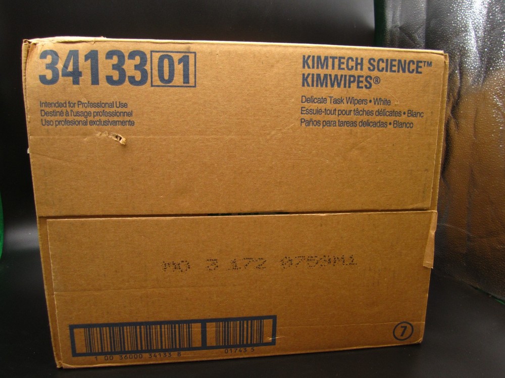 Kimtech 34133 Clean Room Wipes: Dry Pop-Up, 12.3 x 4.1″ Sheet, White