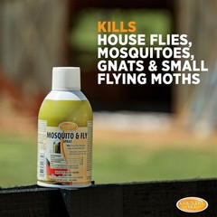 Country Vet Mosquito+Fly Metered Spray Refill (Case of 12) & Automatic Metered