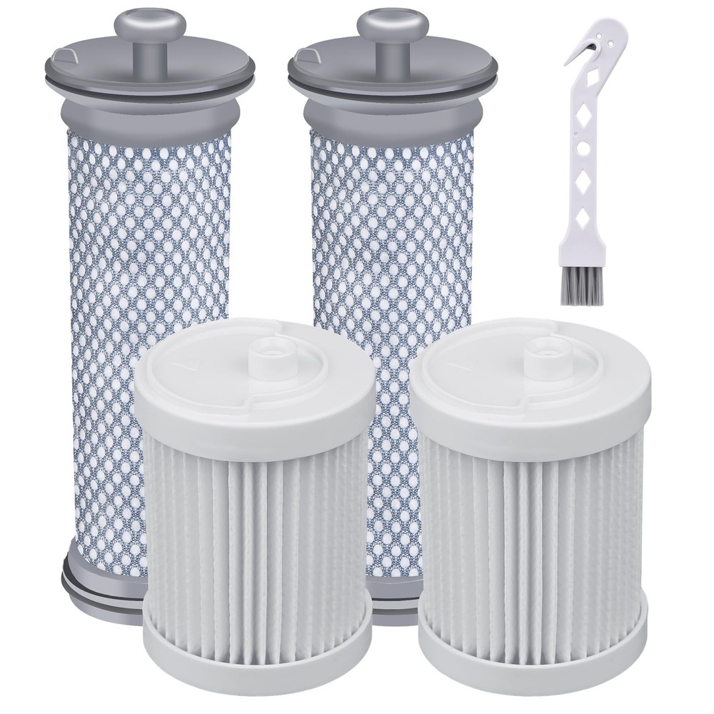 A10 Filter Replacement for Tineco A10/A11 Hero, A10-2+2 Pack-White