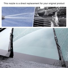 2PCS Front Windshield Washer Nozzles Universal Wiper Spray Jet Replacement Kit