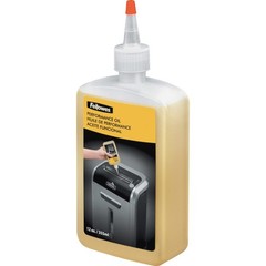 Fellowes Powershred Performance Shredder Oil, 12 oz, Extended Nozzle Bottle (352