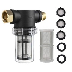 M MINGLE Garden Hose Filter for Pressure Washer inlet Water, Inline 1 pcs