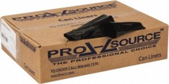 PRO-SOURCE 16 Gal 0.6 mil Household/Office Trash Bag 24″ Wide x 31″ High, Black
